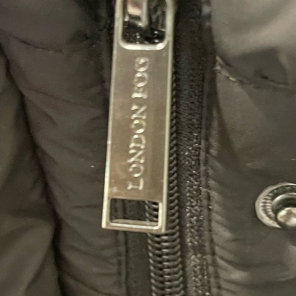 London Fog Down Parka Puffer Coat with Faux Fur Hood - Picture 7 of 16